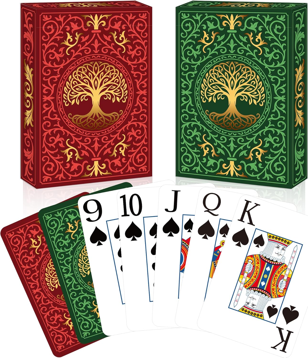 Graded Card Display - مجموعة من 2 أوراق لعب |