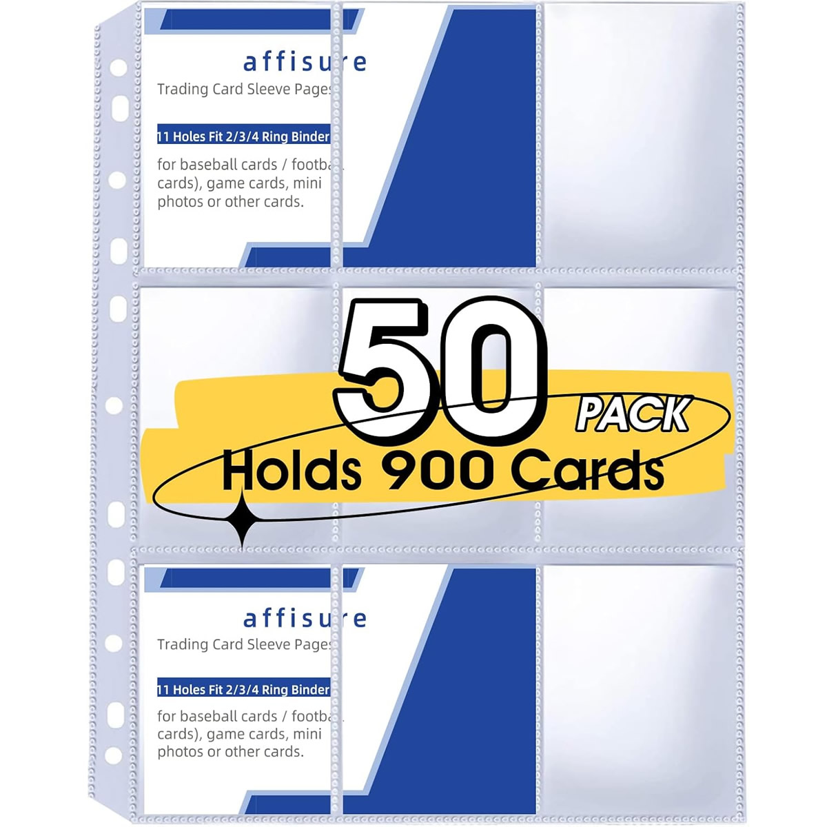 Pokemon Binder Card - 50 حزمة من أغلفة البطاقات ذات