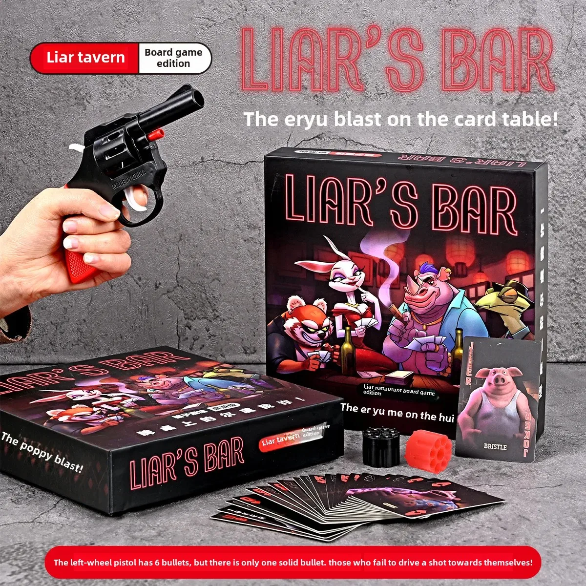 Graded Card Display - لعبة طاولة الحانة الاحتيالية، البطاقات المادية