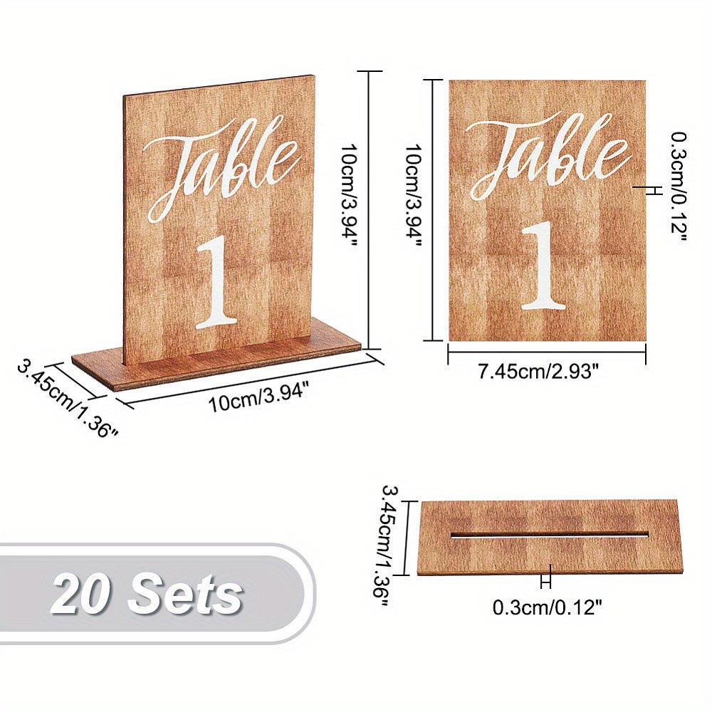 20 قطعة من بطاقات أرقام الطاول - مراجعة Graded Card Display وسعره