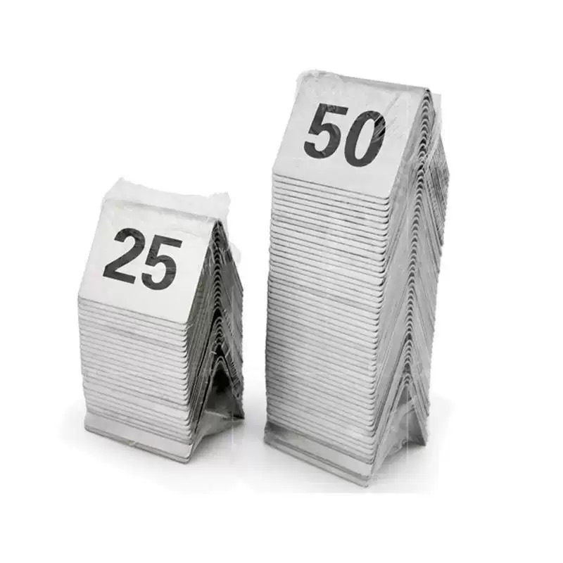 أرقام طاولات من الفولاذ المقاو - مراجعة Graded Card Display وسعره