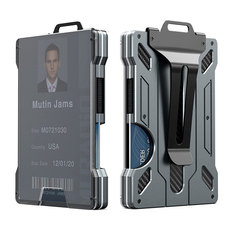 محفظة بطاقات RFID أنيقة، حامل  - مراجعة Card Top Loader وسعره
