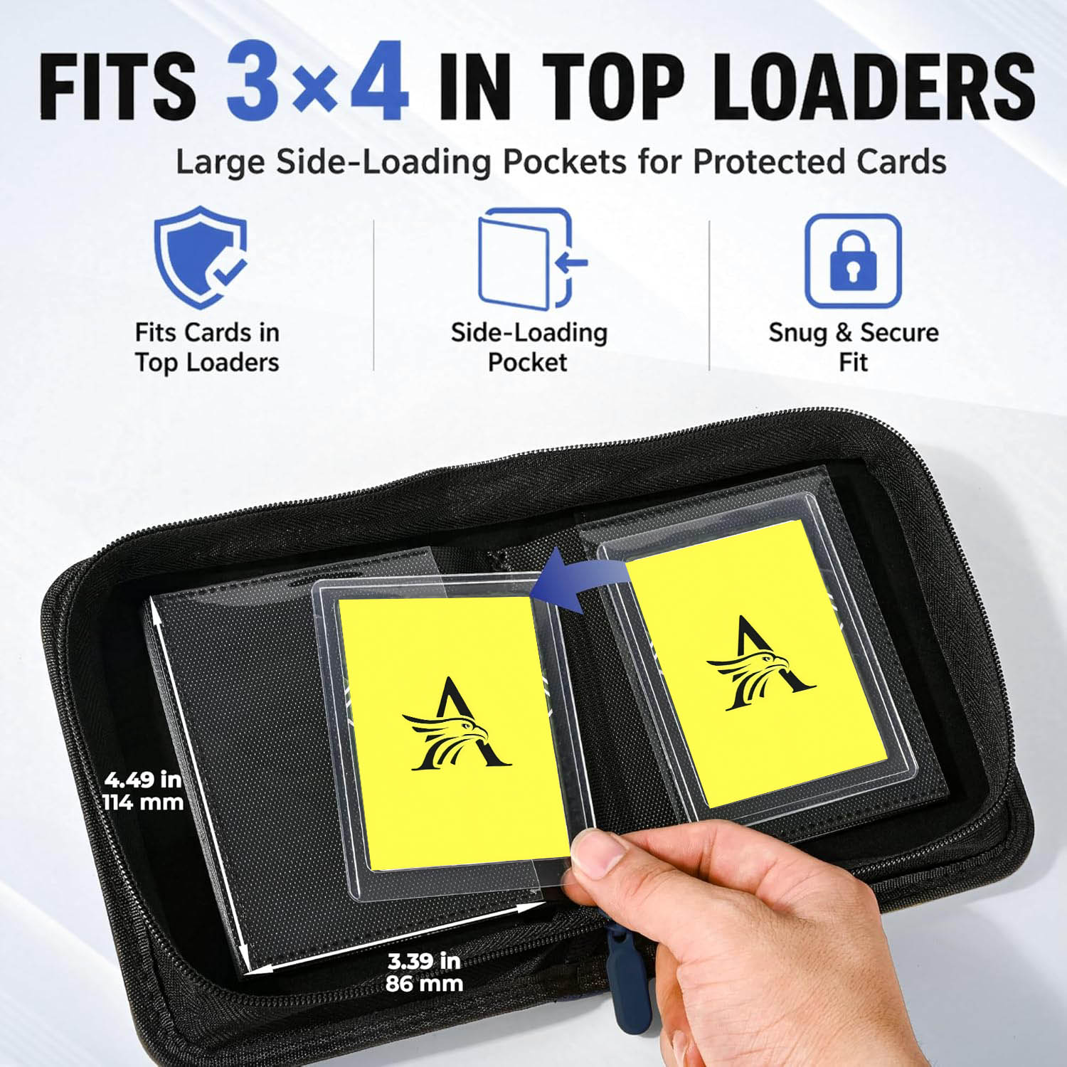 حافظة بطاقات ذات تحميل علوي، ج - مراجعة Trading Card Binder وسعره