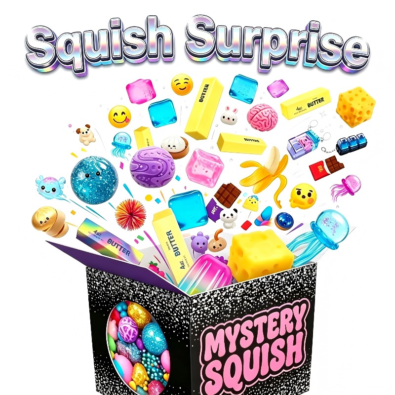 أكثر من 100 نمط من صناديق الهد - مراجعة Mystery Box Blind Bag وسعره