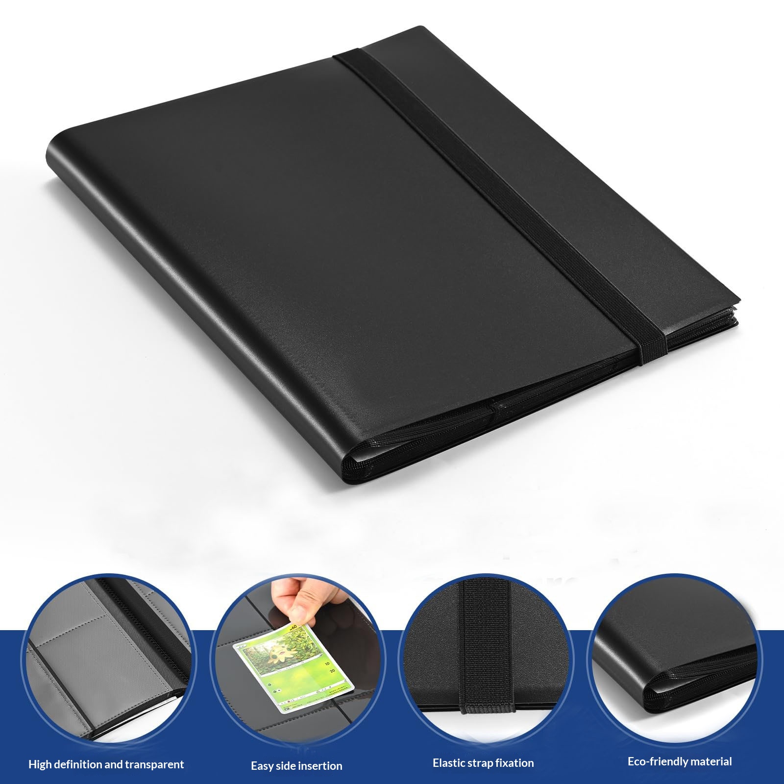 حافظة بطاقات قرطاسية كبيرة الس - مراجعة Trading Card Binder وسعره